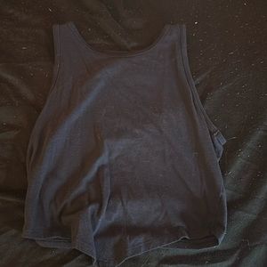 Black tank top